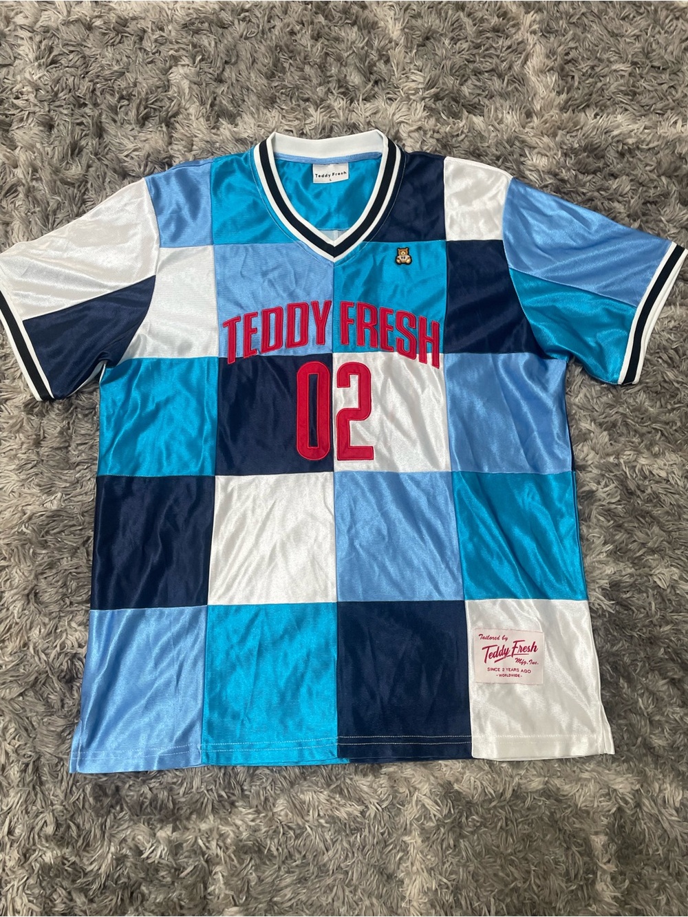 Teddy Fresh Patchwork Colorblock Sports Jersey